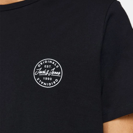 Προώθηση 🧨 T-Shirts | Μπλούζα κοντό μανίκι Jack & Jones Ανδρικό T-shirt BLACK 👏 4 Προώθηση 🧨 T-Shirts | Μπλούζα κοντό μανίκι Jack & Jones Ανδρικό T-shirt BLACK 👏 - Image 4
