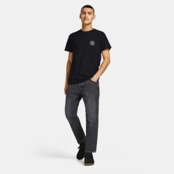 Προώθηση 🧨 T-Shirts | Μπλούζα κοντό μανίκι Jack & Jones Ανδρικό T-shirt BLACK 👏 11 Προώθηση 🧨 T-Shirts | Μπλούζα κοντό μανίκι Jack & Jones Ανδρικό T-shirt BLACK 👏 -Jack-Jones Κατάστημα jack jones jjeshark tee ss crew neck noos 5