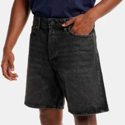 Νέος 💯 Τζιν Σορτς/Βερμούδες Jack & Jones Ανδρικό Τζιν Σορτς GREY DENIM ❤️ -Jack-Jones Κατάστημα jack jones jjichris jjoriginal shorts na 323 sn 2