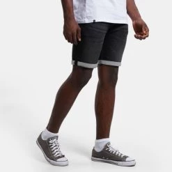 Τοπ 10 🔥 Τζιν Σορτς/Βερμούδες Jack & Jones Jjirick Ανδρικό Jean Σορτς Black Denim 👏 -Jack-Jones Κατάστημα jack jones jjirick jjicon shorts ge 693 ik sn 2