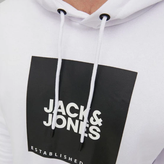 Flash Sale 🤩 Μπλούζες με Κουκούλα Jack & Jones Ανδρική Μπλούζα με Κουκούλα WHITE 😉 4 Flash Sale 🤩 Μπλούζες με Κουκούλα Jack & Jones Ανδρική Μπλούζα με Κουκούλα WHITE 😉 - Image 4