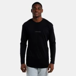 Καλύτερη πώληση 💯 Μπλούζα μακρύ μανίκι Jack & Jones Ανδρική Μπλούζα με Μακρύ Μανίκι BLACK 🥰