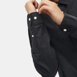 ΧΟΝΔΡΙΚΟ ΕΜΠΟΡΙΟ 💯 Πουκάμισα Jack & Jones Ανδρικό Πουκάμισο BLACK ✨ 10 ΧΟΝΔΡΙΚΟ ΕΜΠΟΡΙΟ 💯 Πουκάμισα Jack & Jones Ανδρικό Πουκάμισο BLACK ✨ -Jack-Jones Κατάστημα jack jones jjplain corduroy shirt ls 14