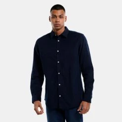 Προϋπολογισμός ✨ Πουκάμισα Jack & Jones Ανδρικό Πουκάμισο NAVY BLAZER 🥰