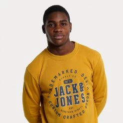 Προώθηση 👏 Φούτερ Jack & Jones Ανδρική Μπλούζα Φούτερ HARVEST GOLD 😀 6 Προώθηση 👏 Φούτερ Jack & Jones Ανδρική Μπλούζα Φούτερ HARVEST GOLD 😀 -Jack-Jones Κατάστημα jack jones jjstamp sweat crew neck 6