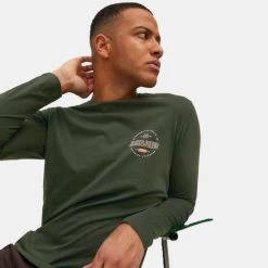 Flash Sale ⭐ Μπλούζα μακρύ μανίκι Jack & Jones Ανδρική Μπλούζα με Μακρύ Μανίκι Rosin 🛒 -Jack-Jones Κατάστημα jack jones jjstamp tee ls crew neck 10