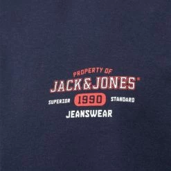 Τοπ 10 ⭐ Μπλούζα μακρύ μανίκι Jack & Jones Ανδρική Μπλούζα με Μακρύ Μανίκι NAVY BLAZER 🔔 -Jack-Jones Κατάστημα jack jones jjstamp tee ls crew neck 15