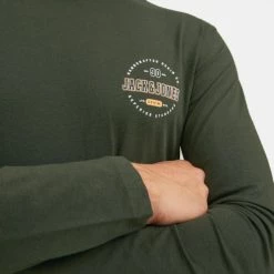 Flash Sale ⭐ Μπλούζα μακρύ μανίκι Jack & Jones Ανδρική Μπλούζα με Μακρύ Μανίκι Rosin 🛒 -Jack-Jones Κατάστημα jack jones jjstamp tee ls crew neck 8