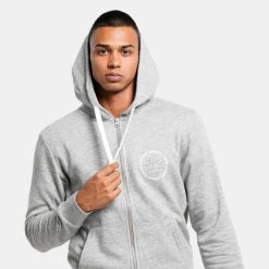 Συμφωνίες 👍 Ζακέτες Jack & Jones Ανδρική Ζακέτα LIGHT GREY MELANGE 🎉 7 Συμφωνίες 👍 Ζακέτες Jack & Jones Ανδρική Ζακέτα LIGHT GREY MELANGE 🎉 -Jack-Jones Κατάστημα jack jones jjstamp zip hood small 12