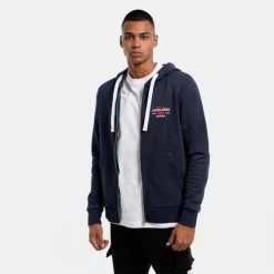 Εξοδος 🎉 Ζακέτες Jack & Jones Ανδρική Ζακέτα NAVY BLAZER 🌟 -Jack-Jones Κατάστημα jack jones jjstamp zip hood small 3