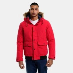 Νέος 👍 Μπουφάν Jack & Jones Jjwinner Bomber Jacket True Red 🎉