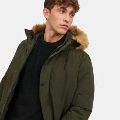 Ολοκαίνουργιο 😍 Παρκά Jack & Jones Ανδρικό Μπουφάν Rosin 🧨 -Jack-Jones Κατάστημα jack jones jjwinner parka fur 10