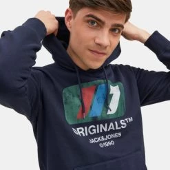 Καλύτερες κριτικές για 🔥 Μπλούζες με Κουκούλα Jack & Jones Ανδρική Μπλούζα με Κουκούλα NAVY BLAZER ⭐ -Jack-Jones Κατάστημα jack jones jornate sweat hood 13