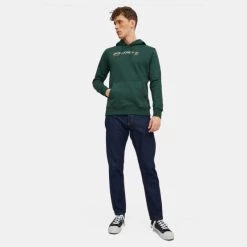 Η καλύτερη συμφωνία ✨ Μπλούζες με Κουκούλα Jack & Jones Ανδρική Μπλούζα με Κουκούλα Trekking Green 👍 -Jack-Jones Κατάστημα jack jones jornate sweat hood 5