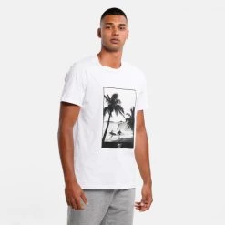 Καλύτερη πώληση ❤️ T-Shirts | Μπλούζα κοντό μανίκι Jack & Jones Surf Ανδρικό T-Shirt WHITE ⭐