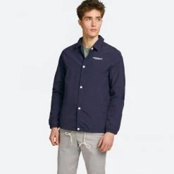 Τοπ 10 👍 Μπουφάν Jack & Jones Sportswear Inspired Ανδρικό Μπουφάν Navy Blazer 🔥