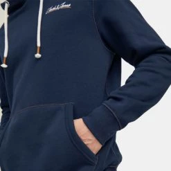 ΧΟΝΔΡΙΚΟ ΕΜΠΟΡΙΟ 🛒 Μπλούζες με Κουκούλα Jack & Jones Jortons Ανδρική Μπλούζα με Κουκούλα NAVY BLAZER 😍 10 ΧΟΝΔΡΙΚΟ ΕΜΠΟΡΙΟ 🛒 Μπλούζες με Κουκούλα Jack & Jones Jortons Ανδρική Μπλούζα με Κουκούλα NAVY BLAZER 😍 -Jack-Jones Κατάστημα jack jones jortons sweat hood noos 4