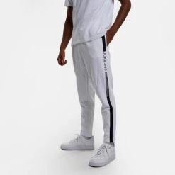 Εκπτωση ⭐ Φόρμες Jack & Jones Ανδρικό Παντελόνι Φόρμας WHITE 😍 -Jack-Jones Κατάστημα jack jones jpstace jjadam sweat pants aman 2