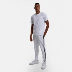 Εκπτωση ⭐ Φόρμες Jack & Jones Ανδρικό Παντελόνι Φόρμας WHITE 😍 -Jack-Jones Κατάστημα jack jones jpstace jjadam sweat pants aman 3