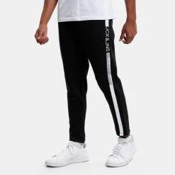 Προώθηση ⭐ Φόρμες Jack & Jones Ανδρικό Παντελόνι Φόρμας BLACK 🔔