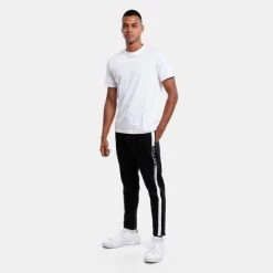 Προώθηση ⭐ Φόρμες Jack & Jones Ανδρικό Παντελόνι Φόρμας BLACK 🔔 -Jack-Jones Κατάστημα jack jones jpstace jjadam sweat pants aman 7