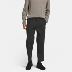 Προϋπολογισμός 🌟 Chinos Jack & Jones Jpstbill Jjrico Cropped Akm 000 Black BLACK 🎉