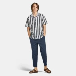 Εξοδος 🛒 Chinos Jack & Jones Jpstbill Jjrico Cropped Akm 000 Navy Navy Blazer 🧨 -Jack-Jones Κατάστημα jack jones jpstbill jjrico cropped akm 000 navy 4