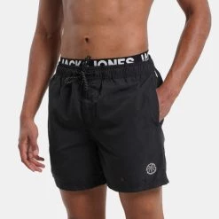 Αγορά 🎉 Μαγιό Jack & Jones Crete Akm Ανδρικό Σορτς Μαγιό Black 😀 -Jack-Jones Κατάστημα jack jones jpstcrete jjswim akm double wb sn 2