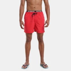 ΧΟΝΔΡΙΚΟ ΕΜΠΟΡΙΟ 🔔 Μαγιό Jack & Jones Crete Akm Ανδρικό Σορτς Μαγιό Flame Scarlet 🌟