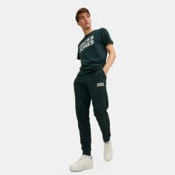 Flash Sale 👏 Φόρμες Jack & Jones Gordon Ανδρικό Παντελόνι Φόρμας Pine Grove 🎉 -Jack-Jones Κατάστημα jack jones jpstgordon jjnewsoft sweat pant gms n 4