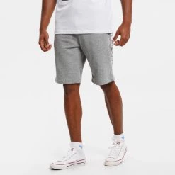 Best Pirce 💯 Σορτς | Βερμούδες Jack & Jones Side Ανδρικό Σορτς Light Grey Melange 😉 -Jack-Jones Κατάστημα jack jones jpstlogo sweat shorts im 12