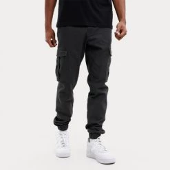 Φτηνός 🎁 Chinos Jack & Jones Jjjoe Cuffed Ανδρικό Cargo Παντελόνι PHANTOM 🎁 -Jack-Jones Κατάστημα jack jones jpstmarco jjjoe cuffed akm phantom 2