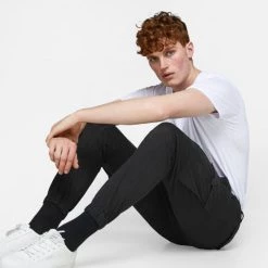 Εξοδος 🎁 Ανδρικά Cargo & Chinos Παντελόνια & Σορτς Jack & Jones Ανδρικό Cargo Παντελόνι Black 🔔 -Jack-Jones Κατάστημα jack jones jpstpaul jjflake akm 542 black noos 2