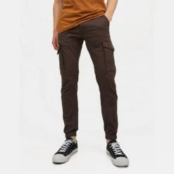 Προϋπολογισμός ✔️ Ανδρικά Cargo & Chinos Παντελόνια & Σορτς Jack & Jones Ανδρικό Cargo Παντελόνι Mulch 🌟
