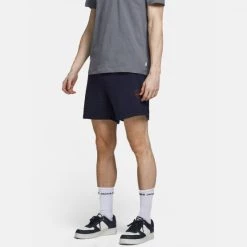 Πολύ καλή προσφορά 👍 Σορτς | Βερμούδες Jack & Jones Unbrushed Loopback Ανδρικό Σορτς Navy Blazer 👍
