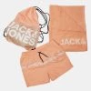 Ολοκαίνουργιο ✨ Μαγιό Jack & Jones Ανδρικό Σετ Παραλίας Shell Coral 💯